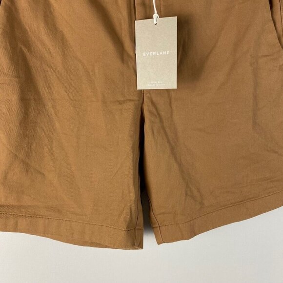 Everlane The Pull-On Performance Chino Shorts Mens Medium Brown - Picture 3 of 10